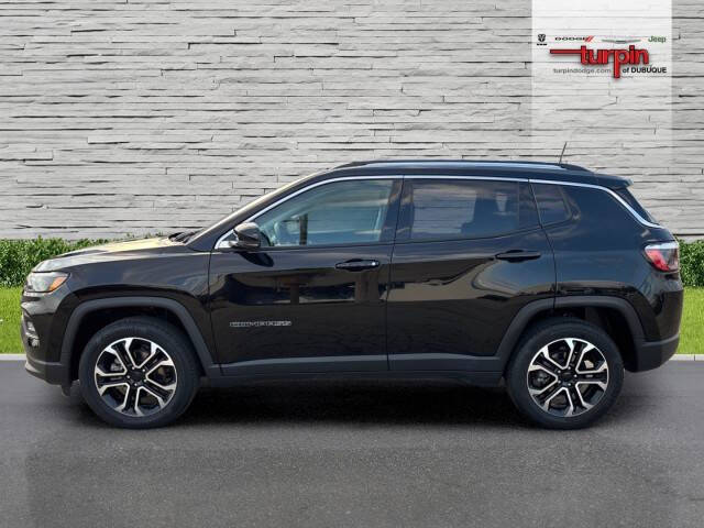 Used 2022 Jeep Compass Limited with VIN 3C4NJDCB6NT144394 for sale in Dubuque, IA