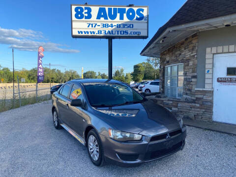 2010 Mitsubishi Lancer for sale at 83 Autos LLC in York PA