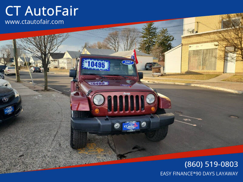 2007 Jeep Wrangler Unlimited for sale at CT AutoFair in West Hartford CT