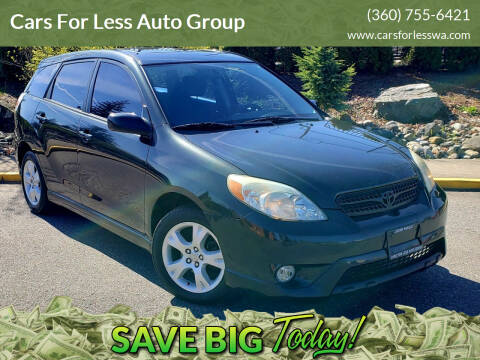 2005 Toyota Matrix for sale at Cars For Less Auto Group in Sedro Woolley WA