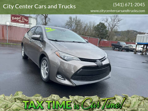 2017 Toyota Corolla for sale at City Center Cars and Trucks in Roseburg OR