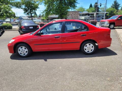 2005 Honda Civic Value Package