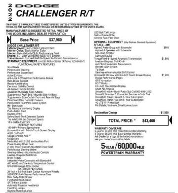 2022 Dodge Challenger R/T