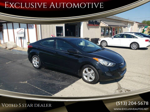 2013 Hyundai Elantra for sale at Exclusive Automotive in West Chester OH