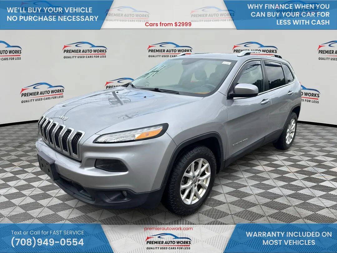 Gray 2015 Jeep Cherokee Latitude 4x4 Latitude 4dr SUV 1