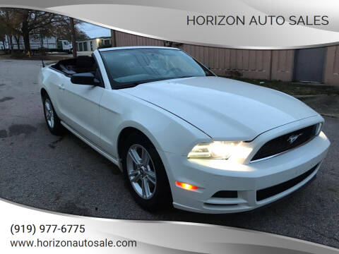 2013 Ford Mustang for sale at Horizon Auto Sales in Raleigh NC