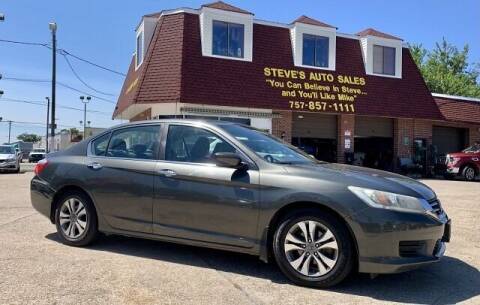 2014 Honda Accord for sale at Steve's Auto Sales in Norfolk VA