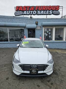 2021 Hyundai Sonata for sale at FAST AND FURIOUS AUTO SALES in Newark NJ