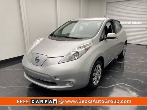 2015 Nissan LEAF for sale at Becks Auto Group in Mason OH