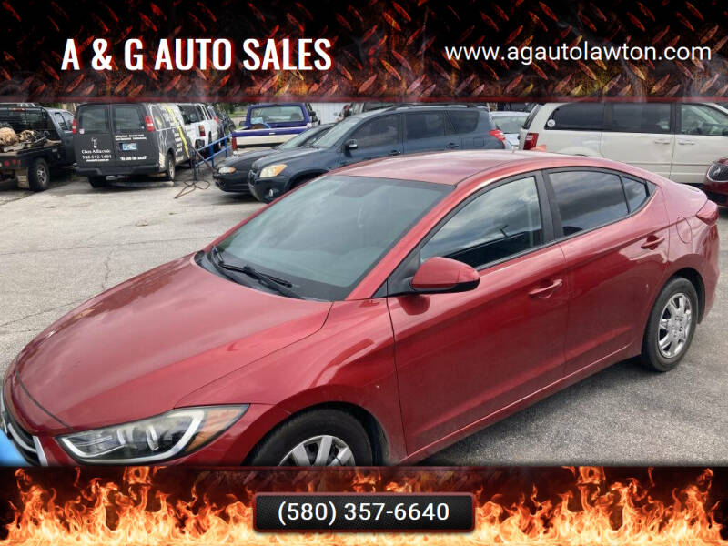 2017 Hyundai Elantra for sale at A & G Auto Sales in Lawton OK