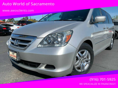 2006 Honda Odyssey for sale at Auto World of Sacramento Stockton Blvd in Sacramento CA