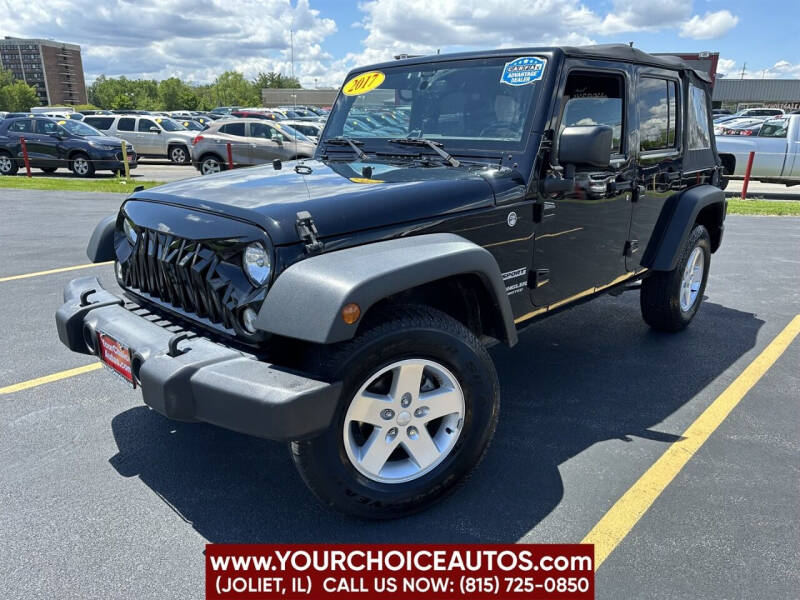 2017 Jeep Wrangler Unlimited for sale at Your Choice Autos - Joliet in Joliet IL