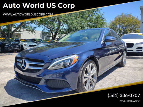 2017 Mercedes-Benz C-Class for sale at Auto World US Corp in Plantation FL