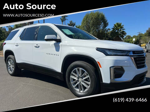 2023 Chevrolet Traverse for sale at Auto Source in Spring Valley CA