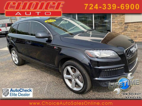 2015 Audi Q7 for sale at CHOICE AUTO SALES in Murrysville PA