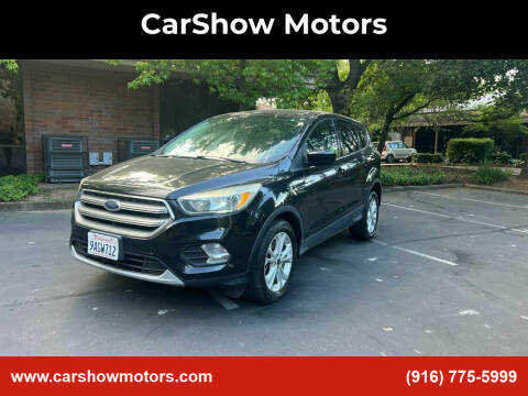 2017 Ford Escape for sale at CarShow Motors in Sacramento CA