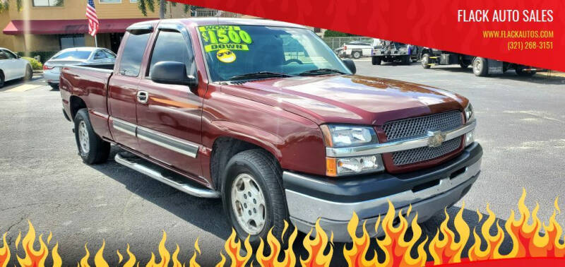 2003 Chevrolet Silverado 1500 for sale at Flack Auto Sales in Titusville FL