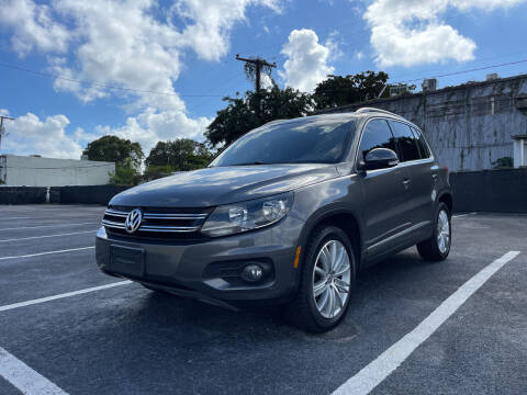 2012 Volkswagen Tiguan for sale at Eden Cars Inc in Hollywood FL