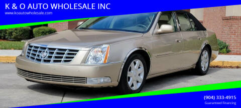 2006 Cadillac DTS for sale at K & O AUTO WHOLESALE INC in Jacksonville FL