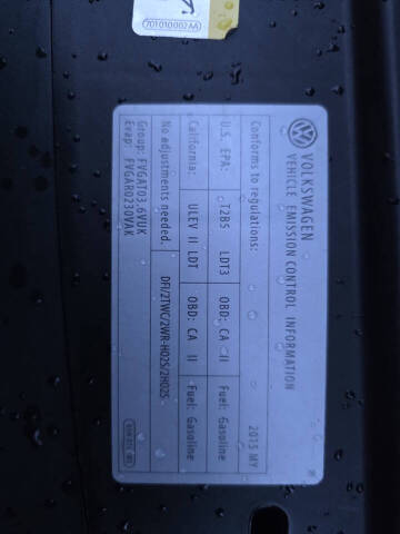 2015 Volkswagen Touareg V6 Lux