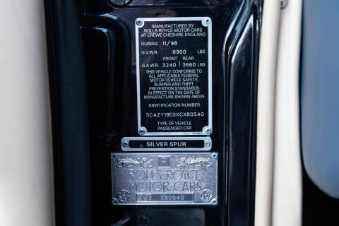 1999 Rolls-Royce Silver Spur