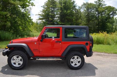 2015 Jeep Wrangler for sale at Route 102 Auto Sales  and Service in Lee MA