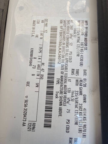 2020 Ford Transit 250