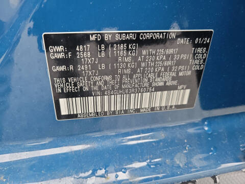 2024 Subaru Crosstrek Wilderness