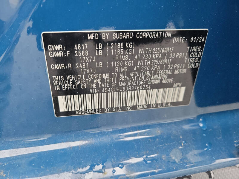 2024 Subaru Crosstrek Wilderness