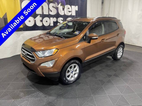 2018 Ford EcoSport for sale at Monster Motors in Michigan Center MI