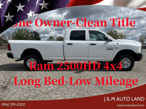 2015 RAM 2500 for sale at J & M Auto Land in Sacramento CA