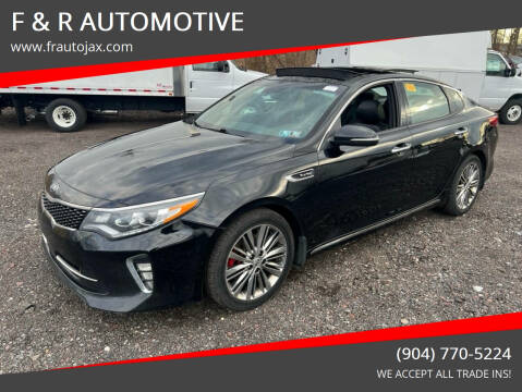 2018 Kia Optima for sale at F & R AUTOMOTIVE in Jacksonville FL