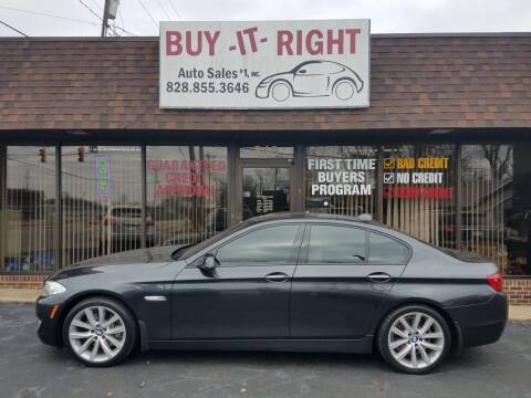 2012 BMW 5 Series for sale at Buy It Right Auto Sales #1,INC in Hickory NC