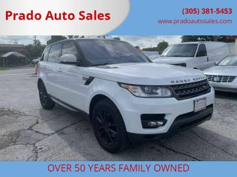 2016 Land Rover Range Rover Sport for sale at Prado Auto Sales in Miami FL