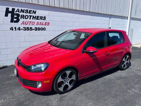 2012 Volkswagen GTI for sale at HANSEN BROTHERS AUTO SALES in Milwaukee WI