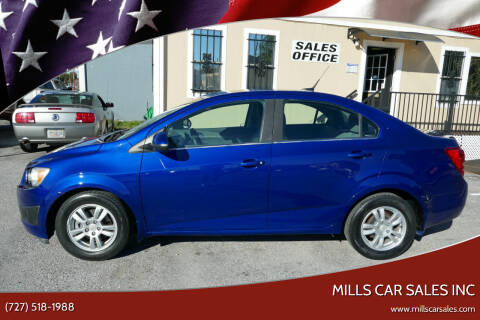2012 Chevrolet Sonic for sale at MILLS CAR SALES INC in Clearwater FL