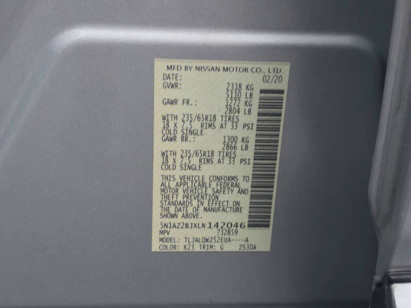 2020 Nissan Murano SV