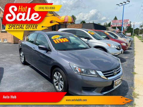 2015 Honda Accord for sale at Auto Hub in Greenfield WI