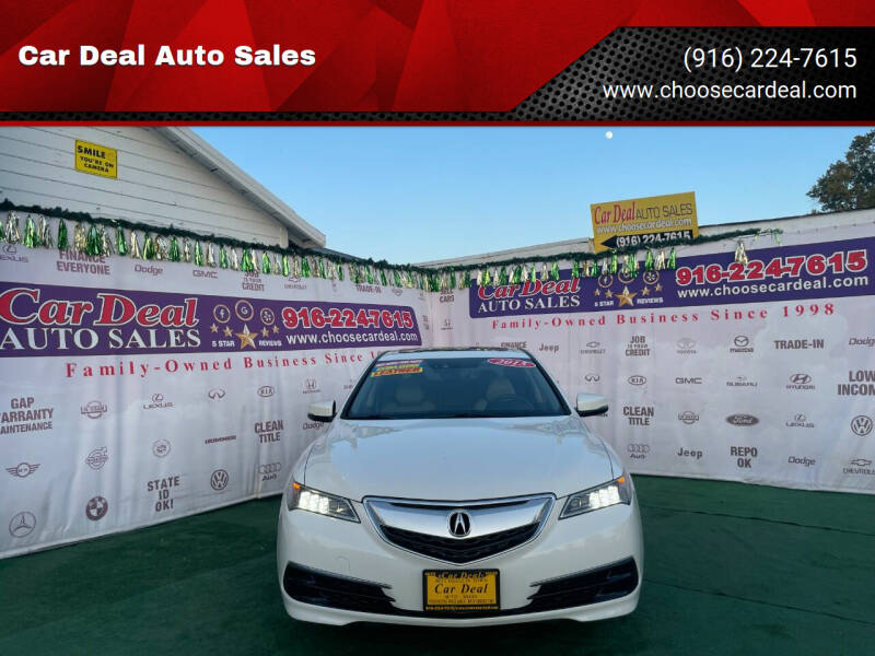 2015 Acura TLX for sale at Car Deal Auto Sales in Sacramento CA