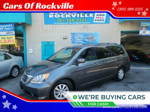 2010 Honda Odyssey for sale at Cars Of Rockville in Rockville MD