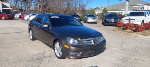 2013 Mercedes-Benz C-Class for sale at Smithfield Auto Center LLC in Smithfield NC