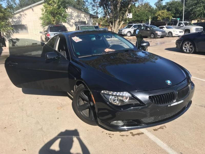 Used 2008 BMW 6 Series 650i with VIN WBAEA53538CV91066 for sale in Dallas, TX