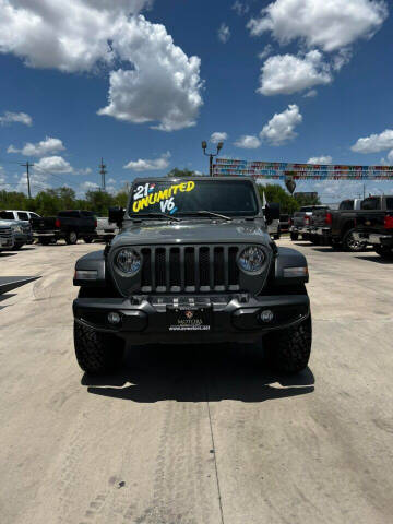 2021 Jeep Wrangler Unlimited for sale at A & V MOTORS in Hidalgo TX