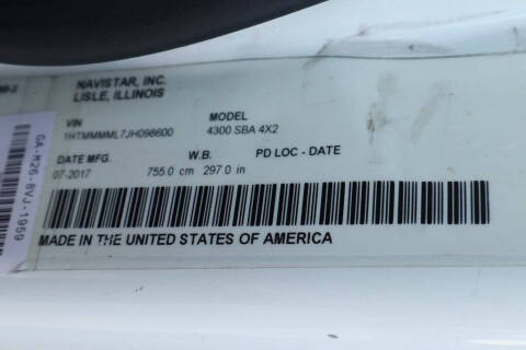 2018 International DuraStar 4300
