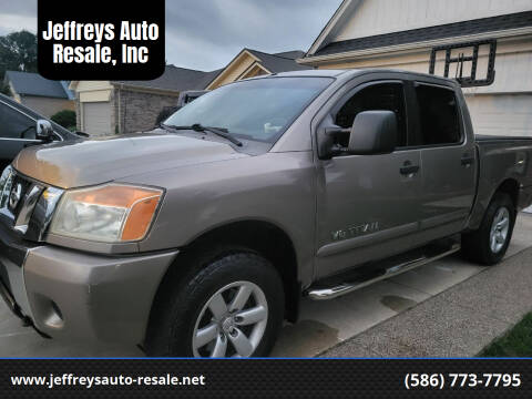 2008 Nissan Titan for sale at Jeffreys Auto Resale, Inc in Clinton Township MI