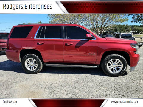 2015 Chevrolet Tahoe for sale at Rodgers Enterprises in North Charleston SC