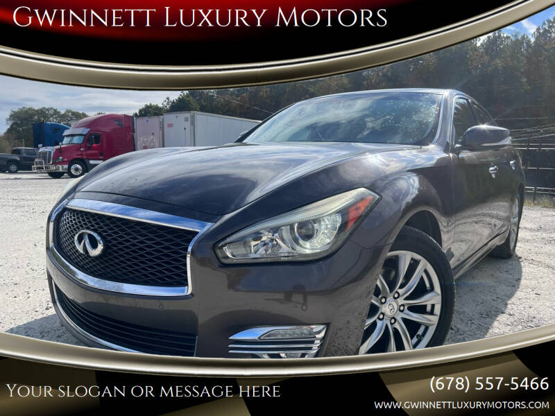 2015 Infiniti Q70 for sale at Gwinnett Luxury Motors in Buford GA