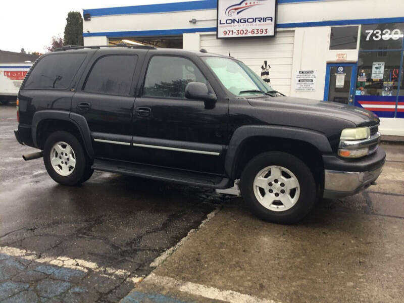 2004 Chevrolet Tahoe for sale at Longoria Motors in Portland OR