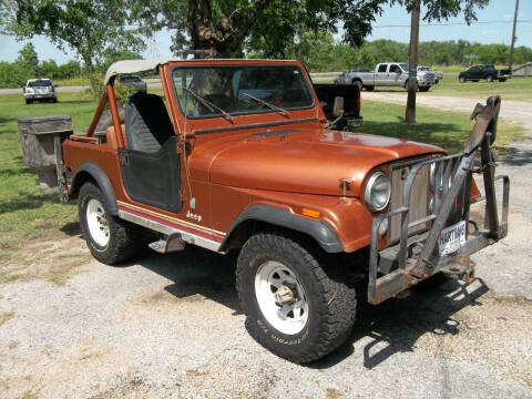 1981 Jeep CJ-7 for sale at Hartman's Auto Sales in Victoria TX