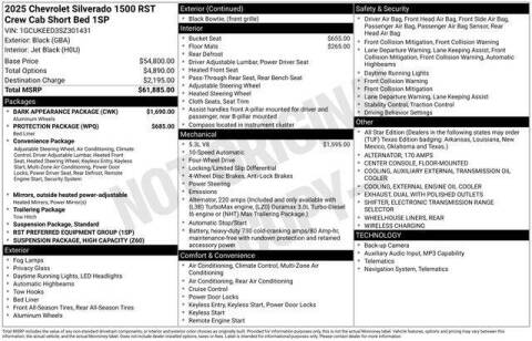 2025 Chevrolet Silverado 1500